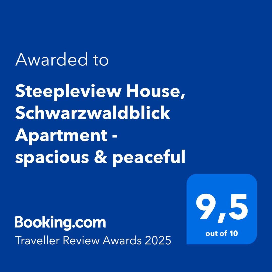 Steepleview House, Schwarzwaldblick Apartment - Spacious & Peaceful バート・ペーターシュタル・グリースバッハ エクステリア 写真